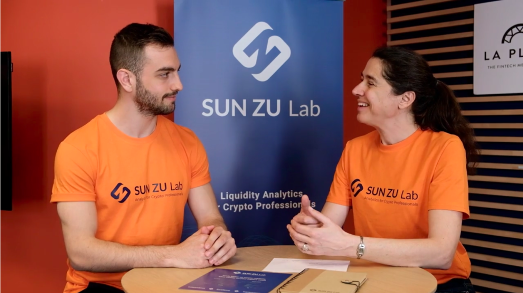 Timothée Fabre, Quant Researcher at SUN ZU Lab with Sylvie Chevillon, CMO at SUN ZU Lab